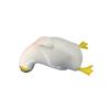 Cute Duck Decorative Bookend Non-Slip Resin Book Holder for Kids Room Bookshelf Birthday Gift for Students Book Lovers