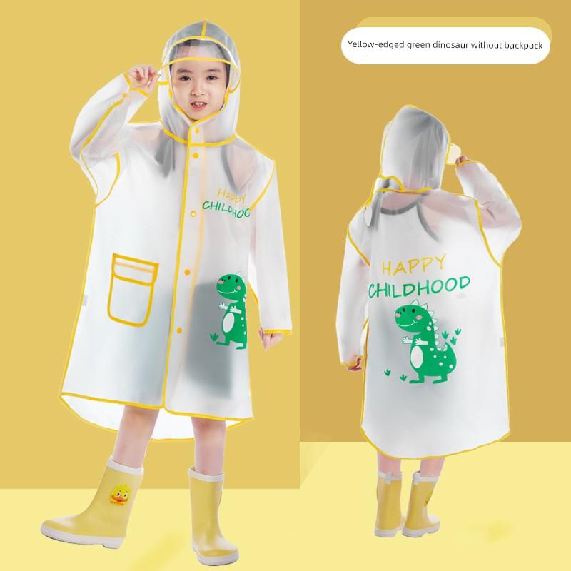 Children's Raincoat Girls' Waterproof Kindergarten Poncho Primary School Boys Transparent Poncho for Babies 3 Years Old 6 Years Old 10 Years Old
