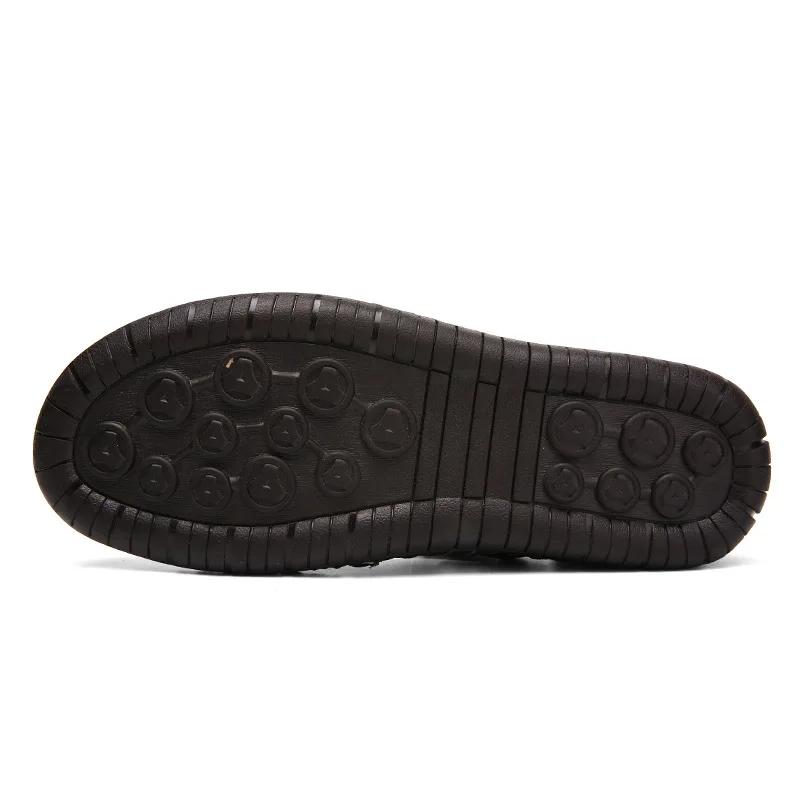 Fashion Summer Fashion Mens Sandals Genuine Leather Beach Slippers Male Non-Slip Soft Comfortable Outdoor Shoes High Quality Man Sandals