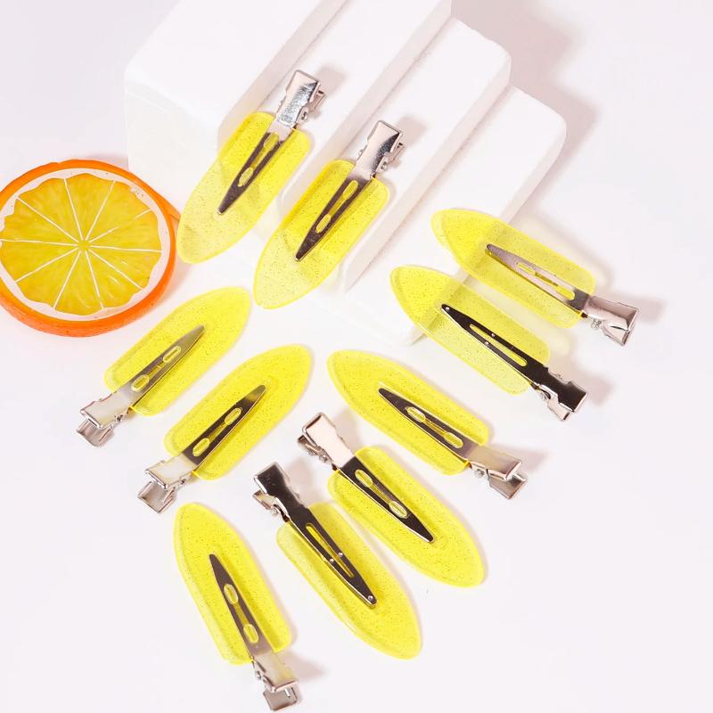 10-50pcs seamless fashion girl transparent hair clips makeup facial accessory clips styling hair clips Special for real hair wig