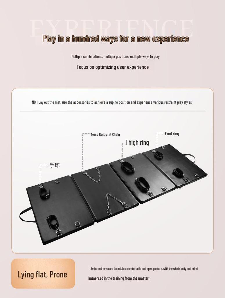 Erotic Love Mat: Female Bondage Sofa & Adult Sex Training Pad