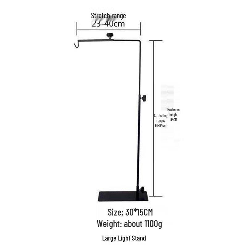 Adjustable Reptile Basking Floor Lamp with Retractable Stand for Lizards, Geckos, Parrots, Birds, and Plants