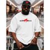 European Size BEAST MODE 2025 Summer Outdoor Sports and Leisure Short-sleeved T-shirts. Men's Latest Trendy Fashion Printed Large Size T-shirts