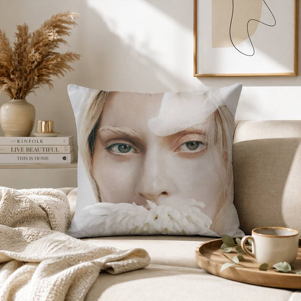 hot singer lady gaga Pillow Case for Sofa Living Room Home office Decor Protective Cover