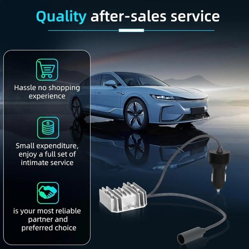 Waterproof 12V 24V To 30V 3.5A Step Up Power Supply Cable Automotive Boosting Power Converter For Outdoor Equipment