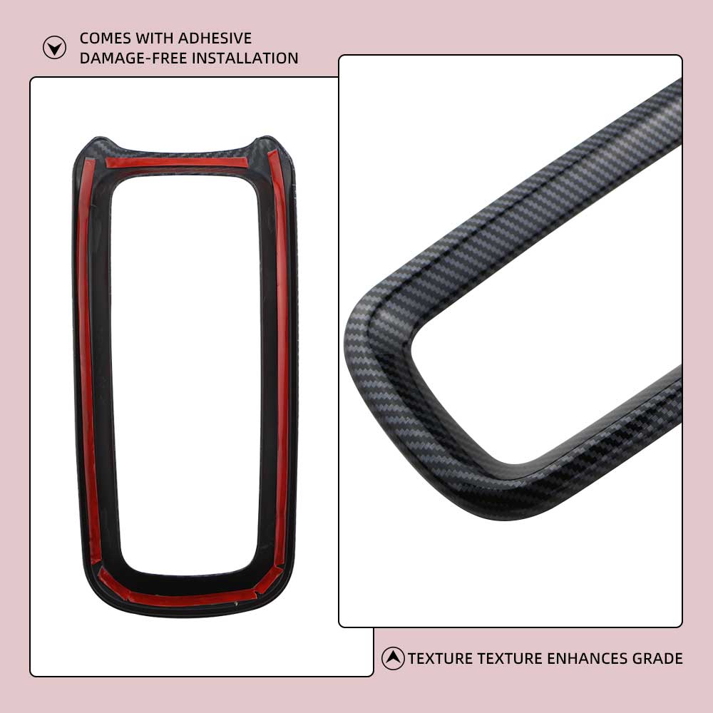 Back Storage Box Decor Trim Rear Console Sticker Cover For BYD Dolphin Mini Seagull Dolphin Surf 2024 2025 Interior Accessories