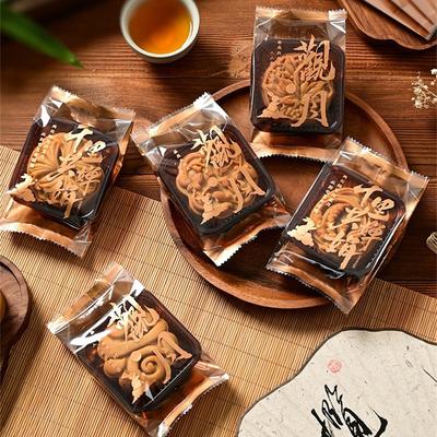 100 Stück Chinesisches Mittherbstfest Mondkuchen Verpackung Eigelbkuchen Gebäckmaschine Versiegelte Beutel Partyzubehör