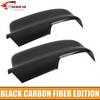 Exterior Rear View Mirror Cover Trim Bezel For Dodge Ram 1500 2018+ Carbon Fiber