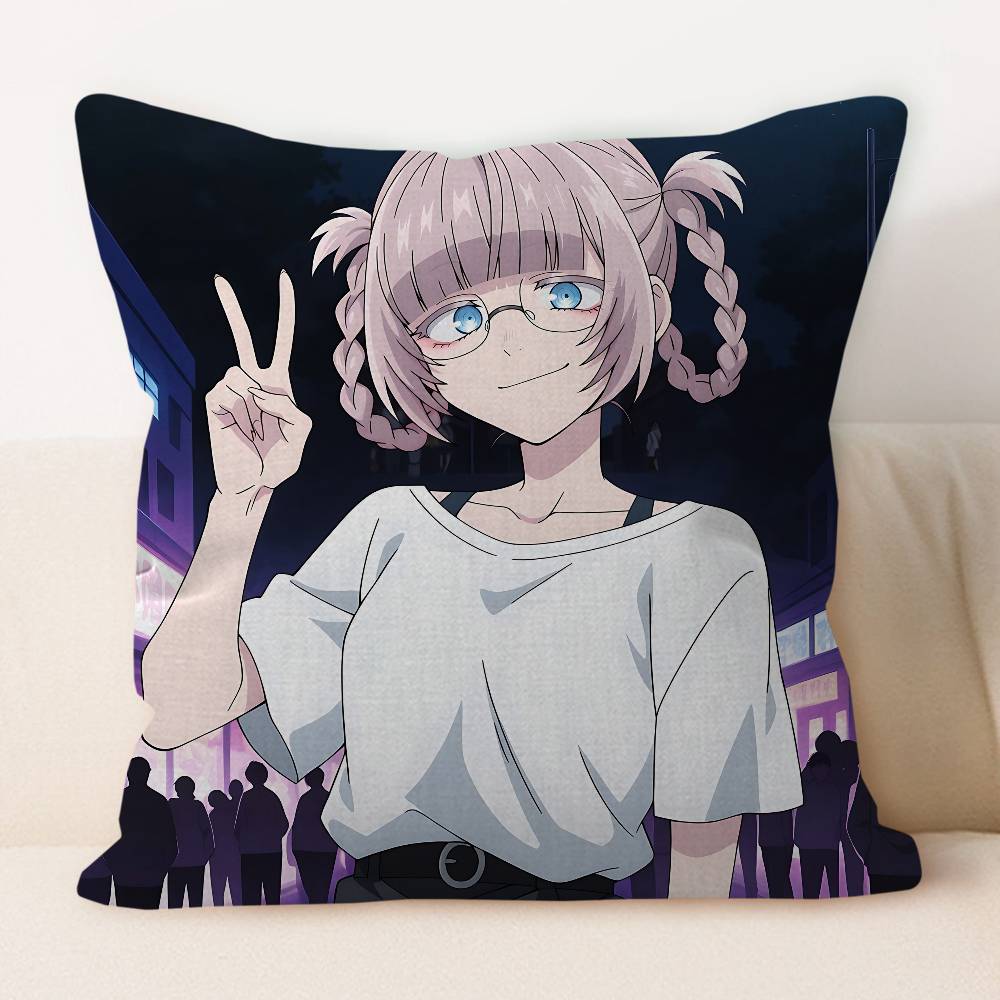 

N-Nazuna Nanakusa Pillow Cover Design Cushion Cover Decor Holiday Decorati 12x12Inch