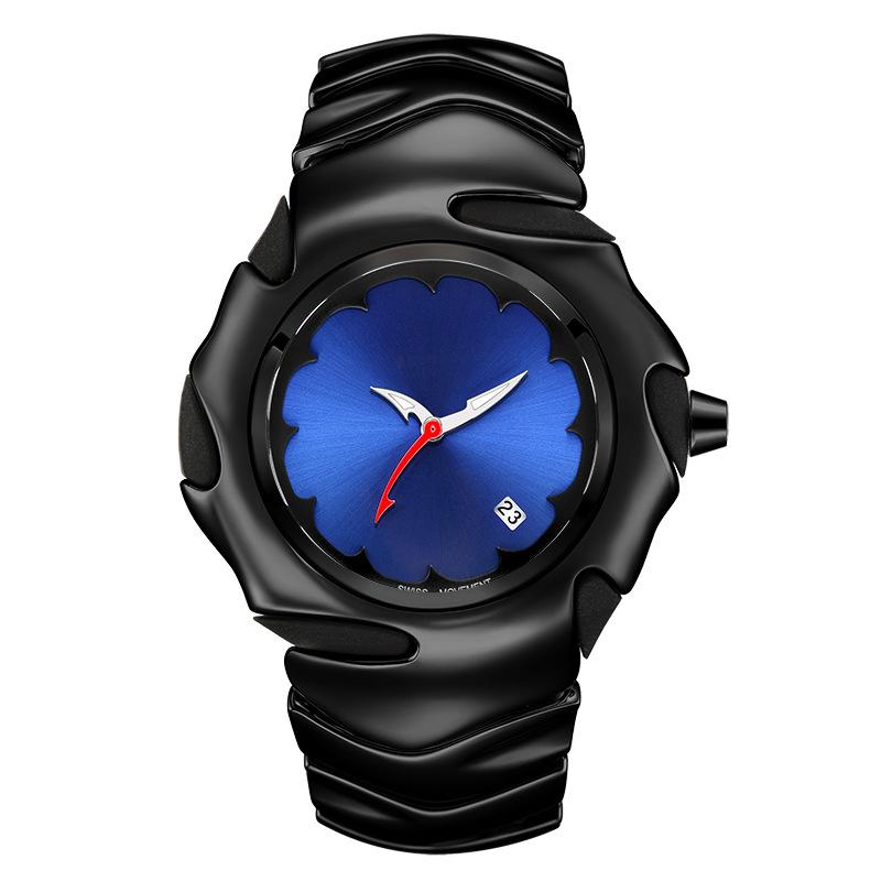 Y2K Special-Shaped Blade Men'S Watch Large Dial Premium Waterproof Watch