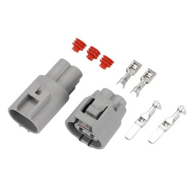 Partuto 2-pins Radiatorventilator Connector Stekker - Auto Mannelijk