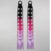 Lantern Braid Bubble Jumbo Braid Colorful Braided Ponytails Natural Twist Braid Bulk  for Women