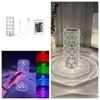 LED 16 colors  Crystal Table Lamp Diamond Rose Night Light Touch Atmosphere Beds