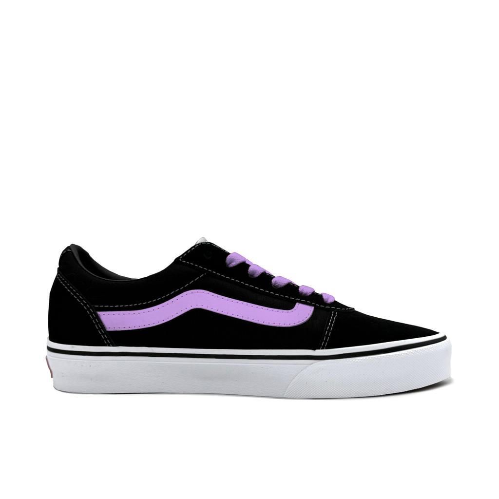 Vans Ward Abrasion Resistant Abrasion Resistant Low top Skateboard Shoes Men's Black Purple VN0A36EMC4R(Team613-)