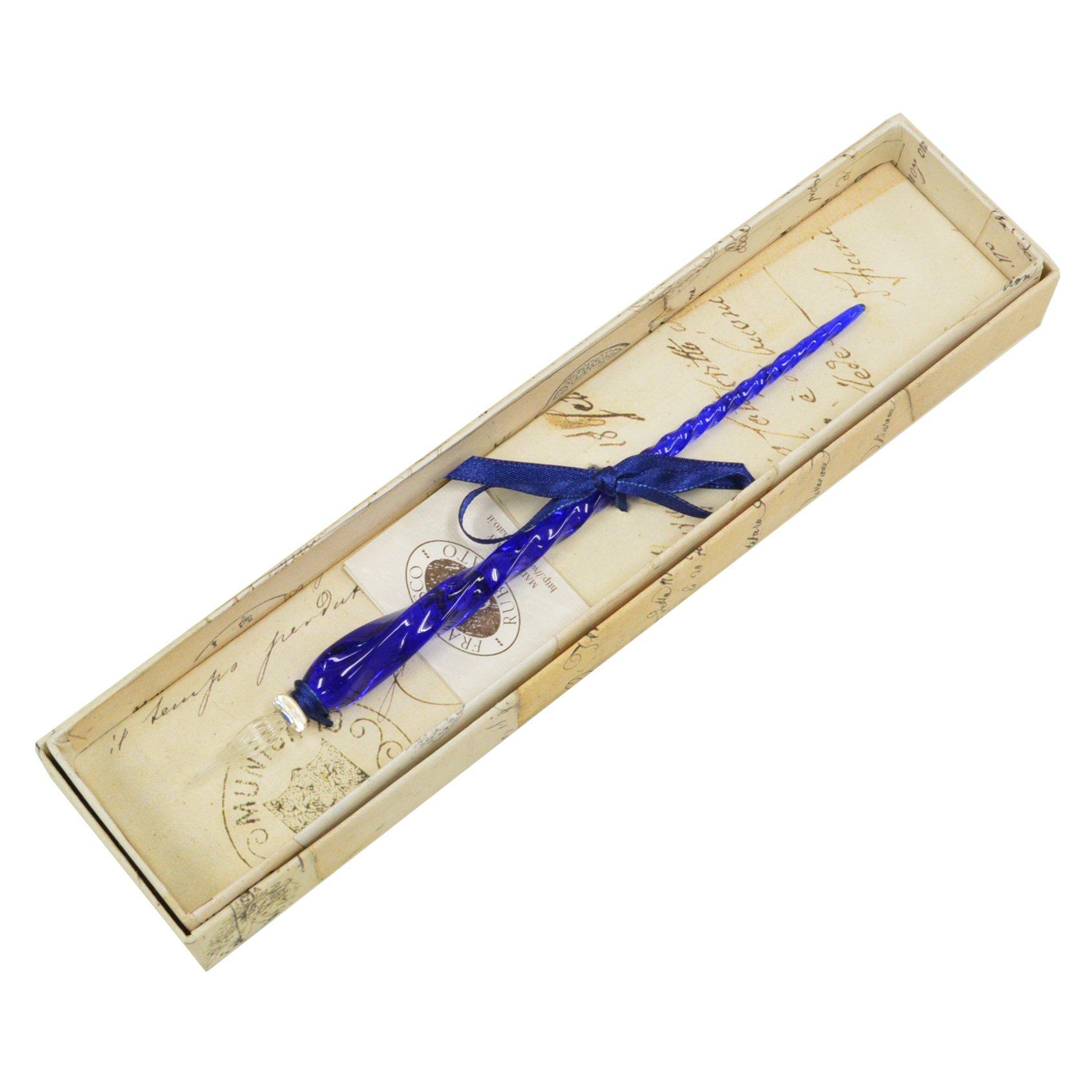 

Ручка Rubinato Glass синяя NOV/E синий