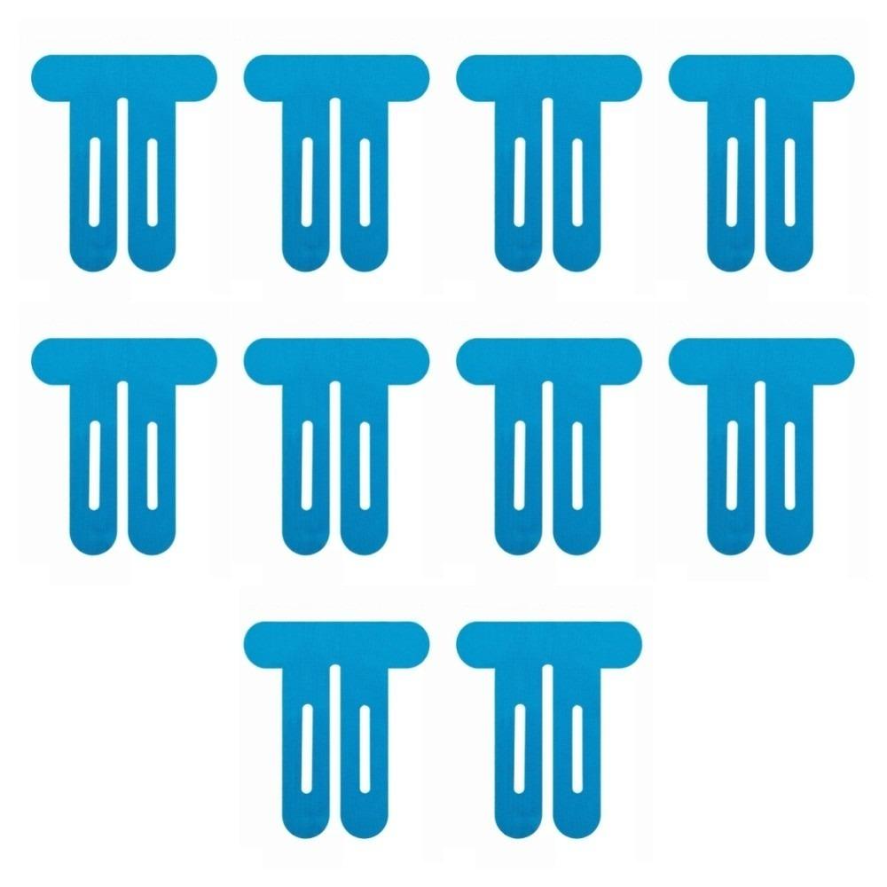 10pcs Knee Support Kinesiology Tape Muscle Support Muscle Protection Tape  Athletes синий