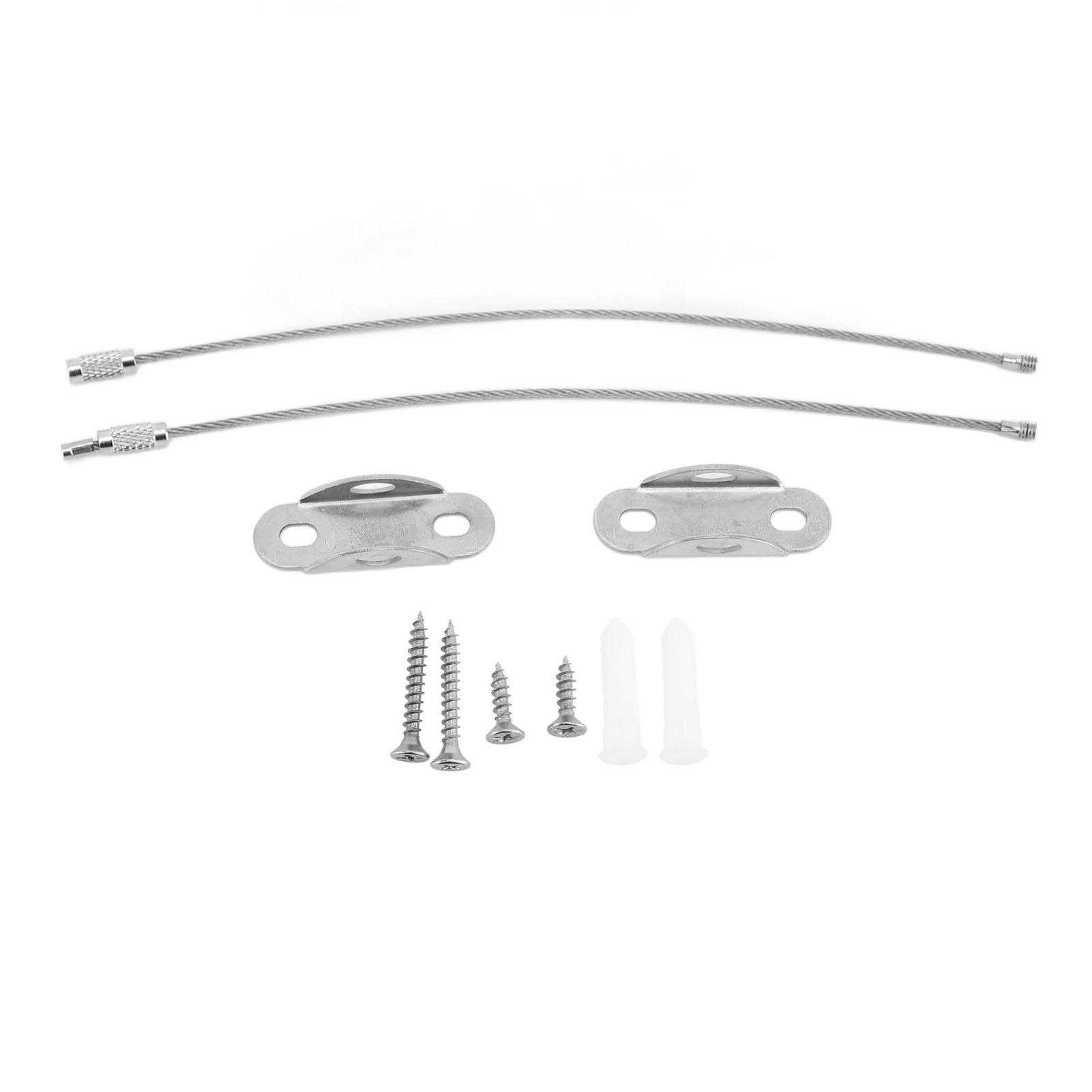 

Furniture Anchors Stainless Steel Adjustable Enhanced Safety Anti Tip Furniture Wall Anchor Fasteners for Wardrobe Dresser