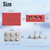 500A Marine Bus Bar 48V Automotive Power Distribution Block Big Current 6 Studs Plastic Cover Parts For Car Boat Auto Black-A87Q