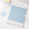 A4 size Leather Clipboard Contrast Color Widening Design Clipboard Folder Double Clip PU Leather Writing Pad Test Paper Holder