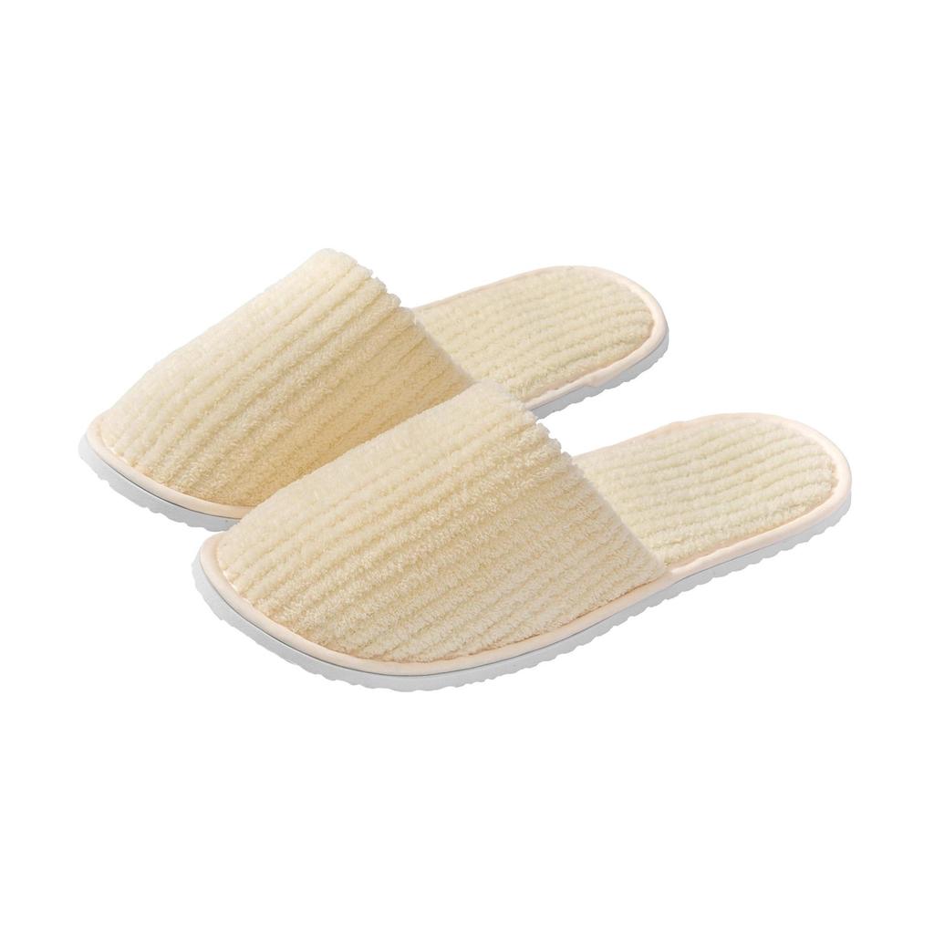 Luxury Washable Coral Fleece Slippers for Guests - Thick Sole, Ideal for Home, Salon, Autumn & Winter