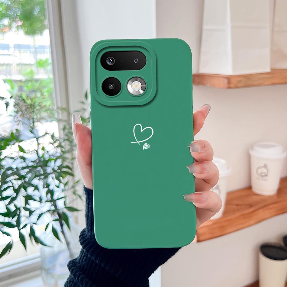 

For Realme 16 Pro Plus Case Minimalist Hearts High Quality Liquid Silicone Full Protection Phone Cover For Realme16 Pro+ Fundas realme 16 Pro