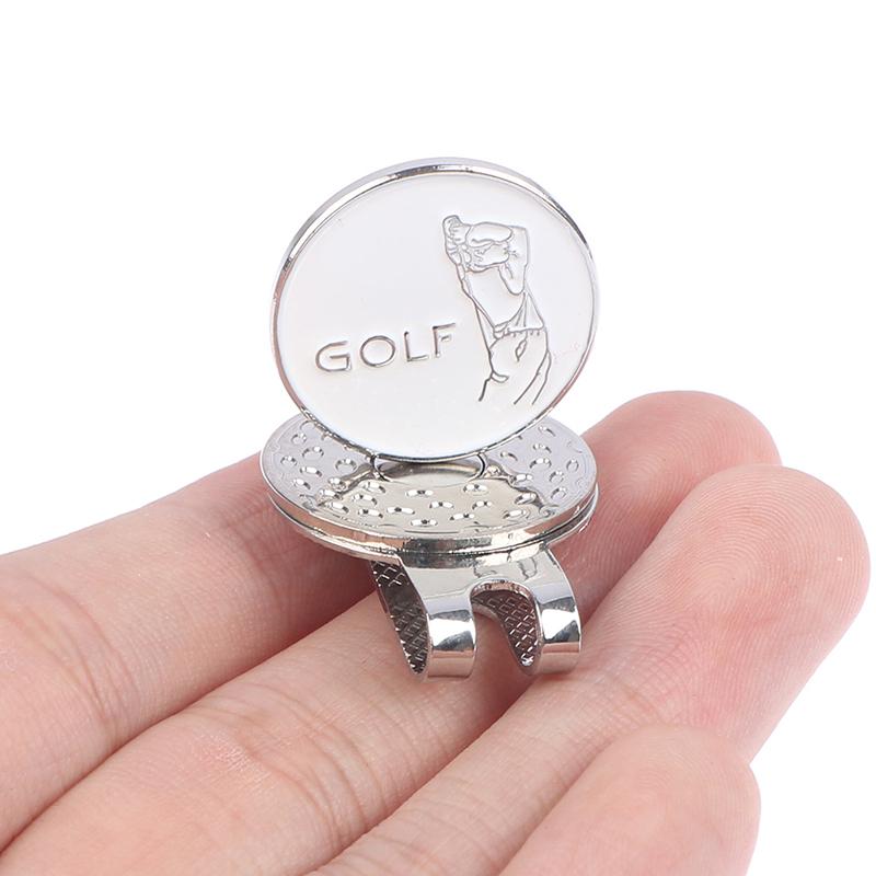 1Pc Golf Kappe Clips Golf Ball Marker Hut Clip Training Zubehör