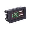 LED Digital Display Voltmeter Dual USB Output Voltage Meter Battery Tester Panel