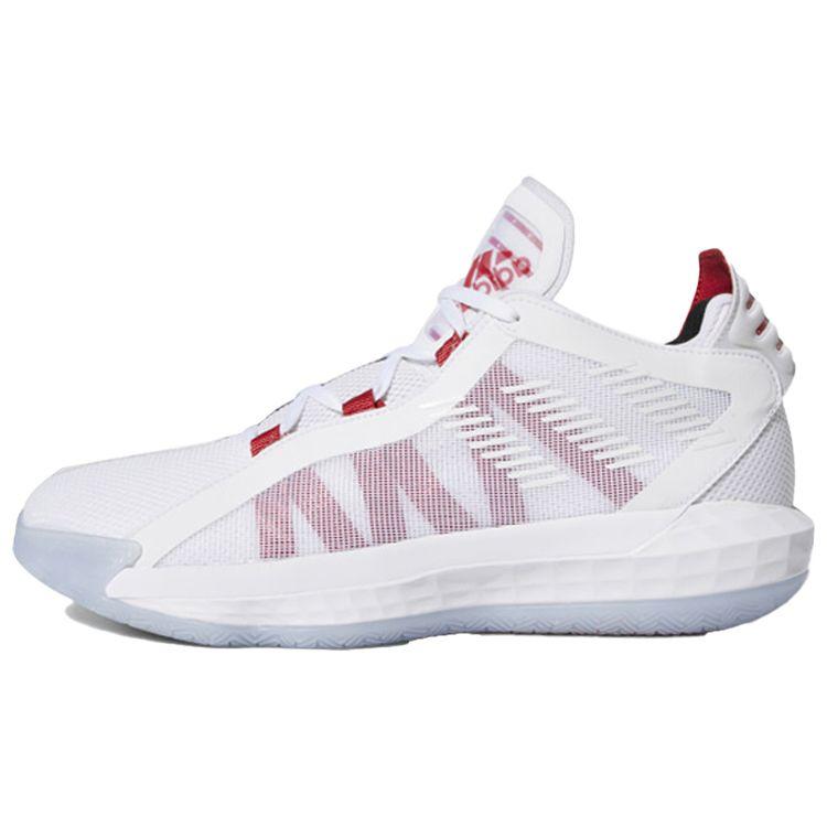 

Adidas Dame 6 GCA Dame Time Мужские кроссовки White Cloud-White Scarlet EF2504