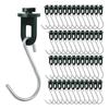 Greenhouse Hooks Hanger Greenhouse Twist Clips Set Greenhouse Fixing Clips With Hook Set For Outdoor Garden Hanging