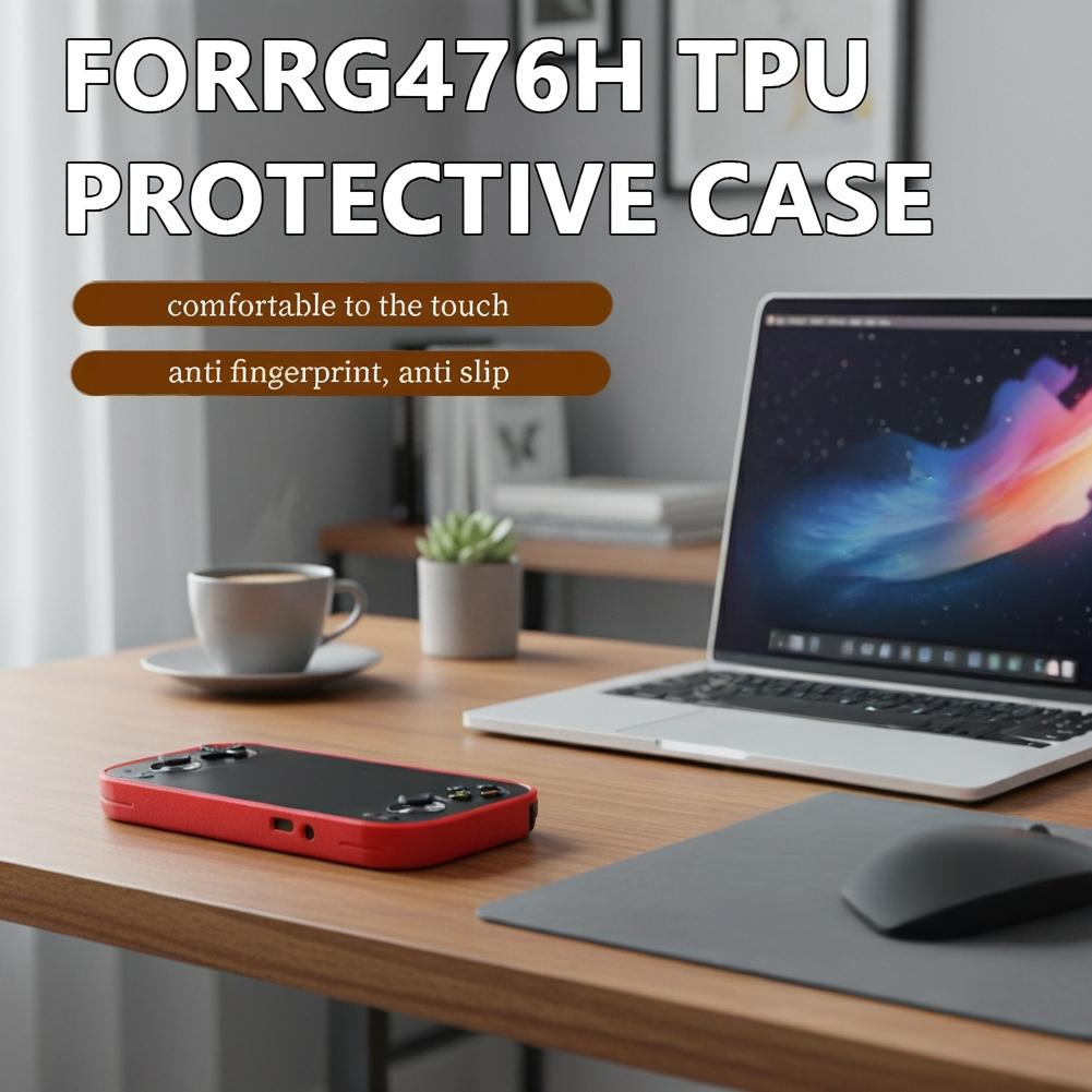 TPU Flexible Protective Shell For ANBERNIC RG476h Console 3D Printed Protective Cover Cooling Anti-drop Case Game Console Access