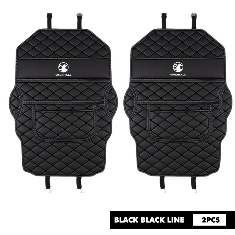 Leather Car Seat Back Protector Kick-Proof Anti Slip Child Mat For Vauxhall Vivaro Corsa VXR8 Insignia Zafira Astra Tigra