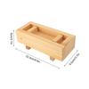 Kitchen Gadget Wooden Sushi Press Detachable Effortless Rice Roll Maker Rectangular Easy To Clean Rice Roll Mould Home Kitchen