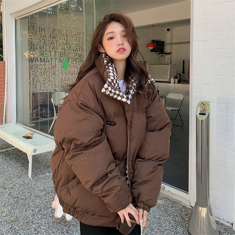 Small Women's Down Jacket Winter Thickened New Style Bread Coat Cotton Jacket Cotton Jacket