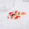 1Pcs Mini Simulation Fish Carp Toy Ornaments Animal Model Mini Goldfish DIY Decorative Doll Home Decoration