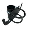 Trailer Hitch Cable Organiser with 7-Pin Socket Mount – Heavy-Duty Caravan Tongue Mount Accessory – Heavy-Duty Rust-Proof Cable Harness Mount for 2-i