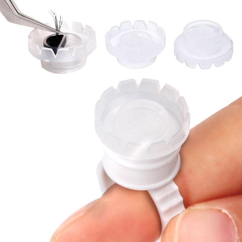 Practical And Economical Blossom Cup Ring For Eyelash Extension