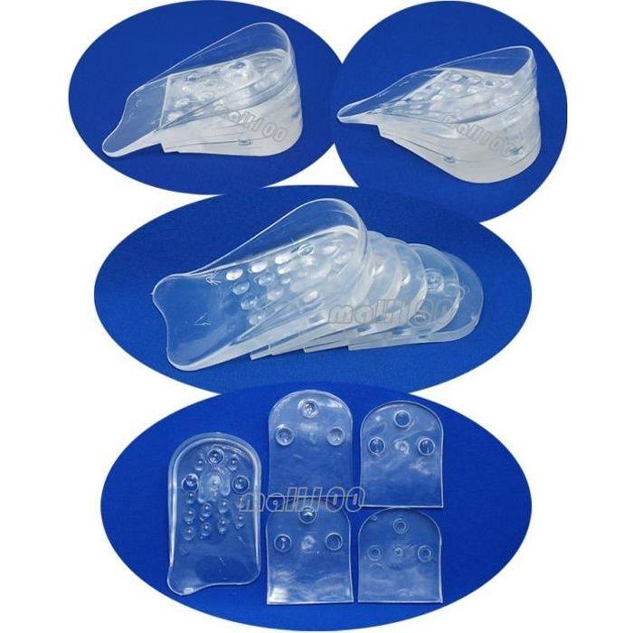 

1 Pair Height Increasing Heel Pad 1 to 5 cm 5 levels