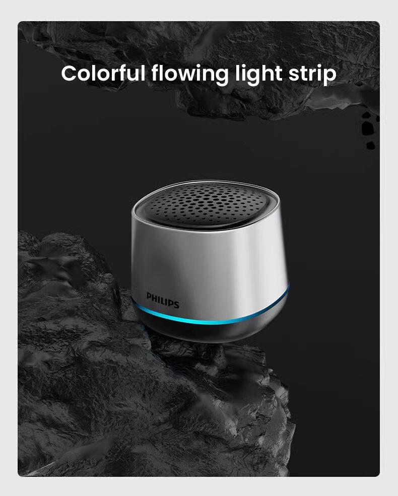 Philips TAS1009 Bluetooth Speaker Bluetooth 5.3 Connection, Playing Music, Built-in Microphone, Hands-free Calling