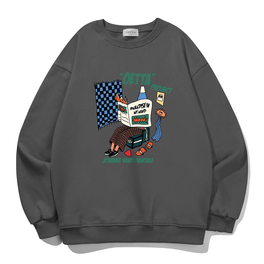 Толстовка Yda Paradise Темно-серая 2Xl