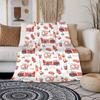 Firefighter Theme Printed Blanket for Sofa Bed Travel Camping Living Room Office Conditioning Blanket for All Seasons Gifts