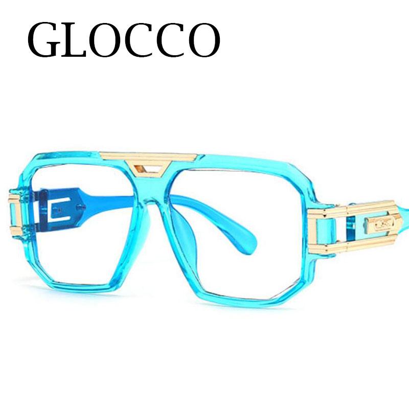 Fashion Reading Glasses Men 2025 Vintage Luxury Brand Designer Oversized Eyewear UV400 Anti Blue Light Transparent Glasses +2.75