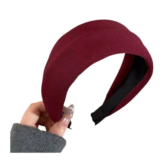 

Women Headband Non-woven Fabric Wide-brimmed Headband Washing Face Makeup Small Face Hair Hoop Hair Accessory красный