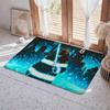 Anime F Fire Force Floor Mat Eco  Flannel Doormat Non Slip Odorless Indoor Floor Rug Soft Short Plush Home Mat