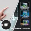 14L Glass Fish Tank With Filter System, LED Lights, Water Pump, White