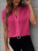 V-neck Short Sleeve Fashion Casual Shirt for Summer 2025