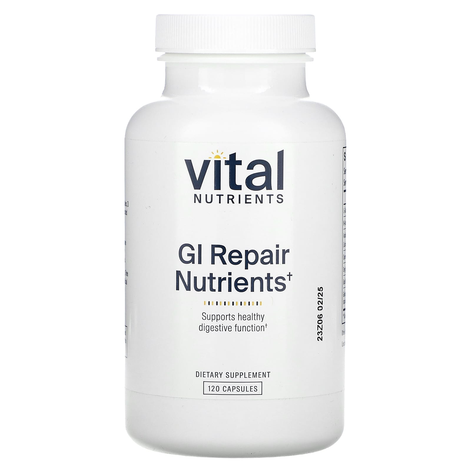 

Gi Repair Nutrients, 120 Capsules