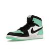 Air Jordan 1 Retro High OG Green Glow Unisex Sneakers Hvit Svart DZ5485-130