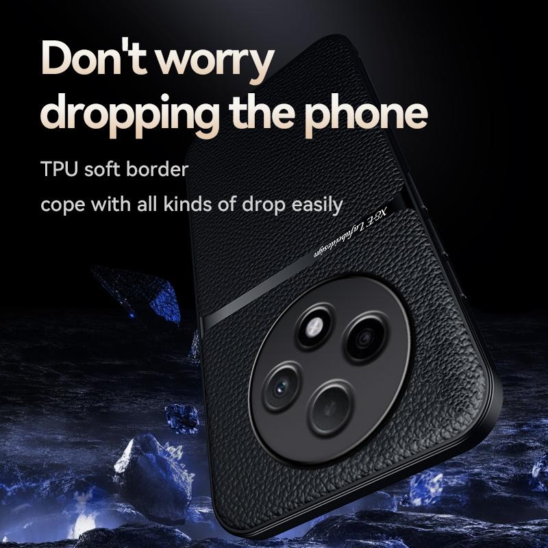 For OPPO A3 5G Case Luxury Magnetic Holder Leather Phone Cases For OPPO A 3 A3 3A 5G Soft Silicone Bumper Shockproof Back Funda
