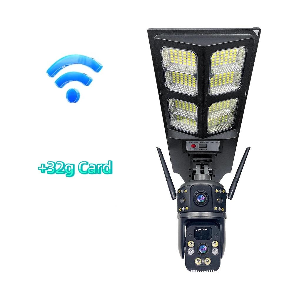LED Lighting & WiFi 4G Surveillance Cameras, Solar-powered Security IP Cameras, Intelligent Radar-sensing Streetlights