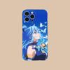 Konosuba Aqua Clear TPU Mobile Case for iPhone 17 16 15 14 13 12 11 X XR XS Air Pro Max Plus Mini Colorful Cover